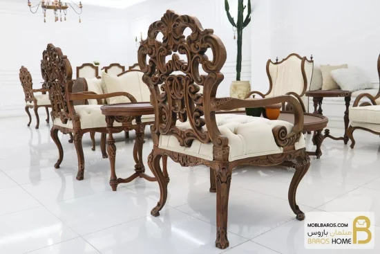 ست مبلمان ترکیبی کینگ و کویین moblbaros.com 3