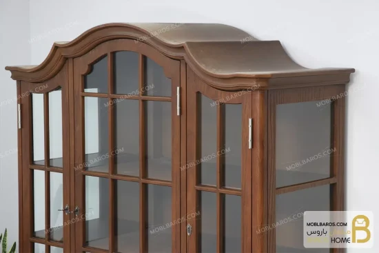 بوفه و ویترین چوبی کلاسیک جدید مدل 401 هارپر خرید مبل باروس 4