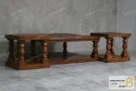 ست جلومبلی و عسلی پایه ستونی کد ۱ خرید مبل باروس 9