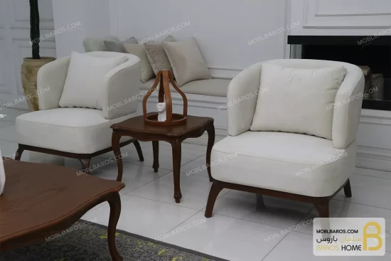 ست مبلمان مدرن و چوبی و مینیمال مدل آرون خرید مبل باروس 4