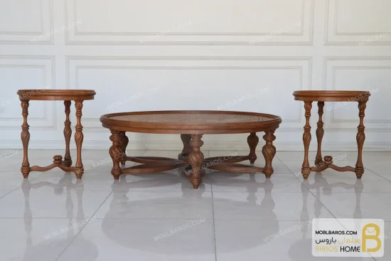 ست میز جلومبلی و عسلی کینگ با صفحه چوبی-خرید جلومبلی باروس-57 (1)