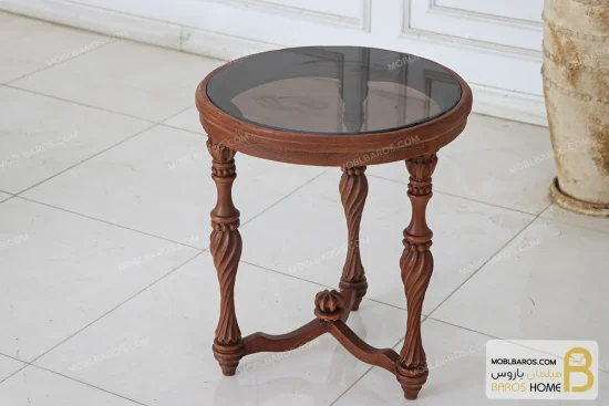 ست میز جلومبلی و عسلی کینگ خرید میز عسلی باروس 658 (3)