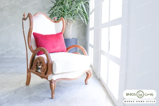 مبل تک نفره کینگ خرید مبل باروس 49492 (2)