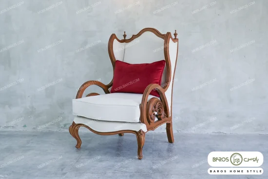 مبل تک نفره کینگ خرید مبل باروس 49492 (3)