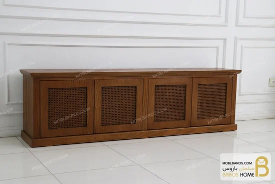 میز تلویزیون حصیری و چوبی مدل مهسا خرید مبل باروس 4