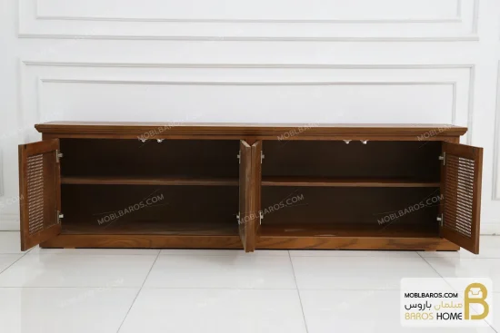 میز تلویزیون حصیری و چوبی مدل مهسا خرید مبل باروس 5