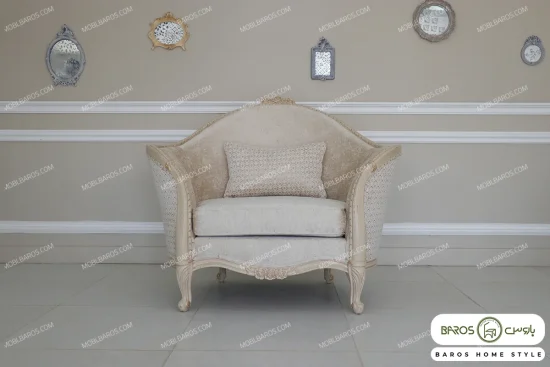 مبل تک‌نفره لورنزو تایپ B خرید مبل باروس 59493 (3)