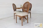 ناهارخوری دونفره چوبی کلاسیک جدید مدل لویی خرید مبل باروس 2