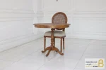 ناهارخوری دونفره چوبی کلاسیک جدید مدل لویی خرید مبل باروس 3