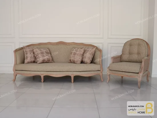 کاناپه نئو کلاسیک ظریف و مینیمال مدل راشل - تصویر 28