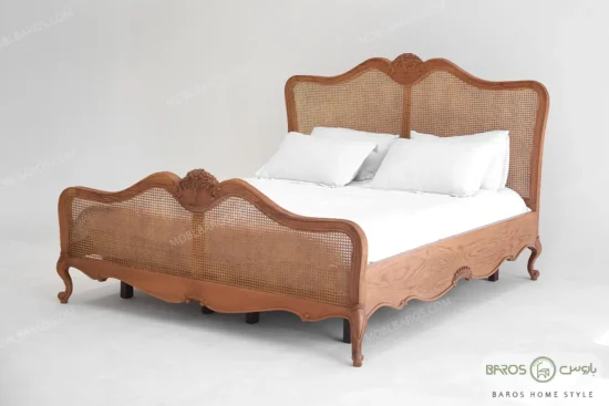 سرویس خواب دو نفره راشل کد ۳ باروس تخت خواب (9)