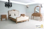 سرویس خواب چوبی کلاسیک و مینیمال مدل راشل کد ۷ خرید مبل باروس 1