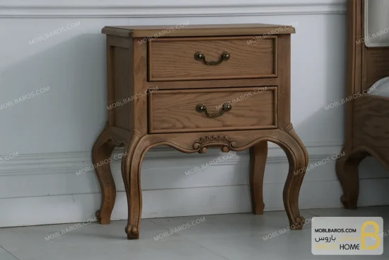 سرویس خواب چوبی کلاسیک و مینیمال مدل راشل کد ۷ خرید مبل باروس 6