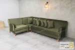 مبل ال راحتی ریحون خرید مبل باروس سبز 2