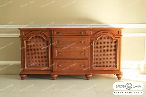 میز کنسول حصیری لارنس خرید باروس 55