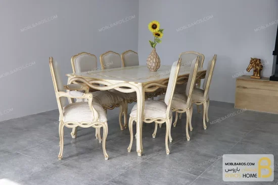 ناهارخوری ابزاری ورق طلا moblbaros.com 5
