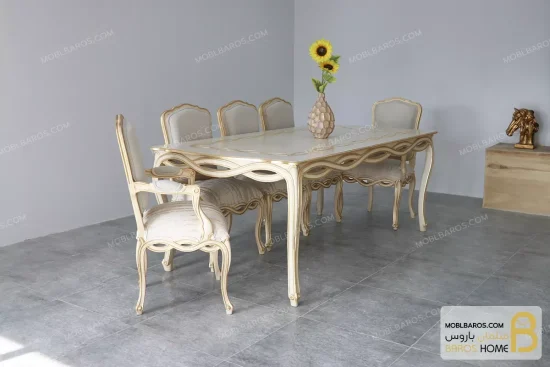 ناهارخوری ابزاری ورق طلا moblbaros.com 6