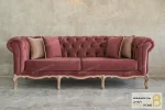 ست مبلمان راحتی و کلاسیک گندم و جورجیا چستر خرید مبل باروس 1423 (1)