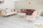 ست مبلمان راحتی و کلاسیک گندم و جورجیا چستر خرید مبل باروس 1423 (3)