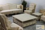 ست مبلمان گندم و فرانسوی کد ۲ moblbaros.com 2