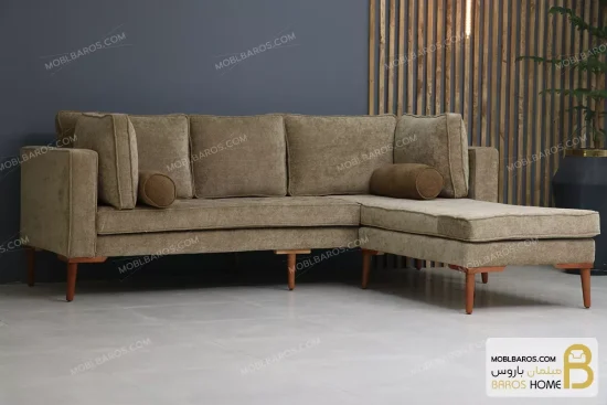 کاناپه ال پاف متحرک moblbaros.com بژ 5