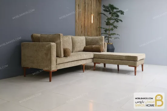 کاناپه ال پاف متحرک moblbaros.com بژ 6
