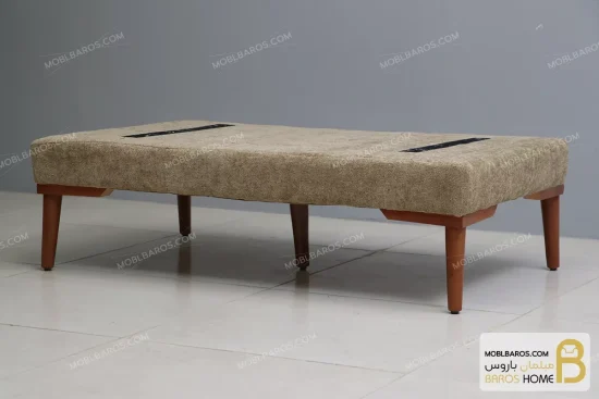 کاناپه ال پاف متحرک moblbaros.com بژ 8