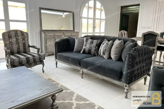 ست مبلمان کاریزما با تک‌ فرانسه moblbaros.com 5