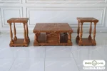 ست میز جلومبلی و عسلی روتی پایه ستونی خرید باروس 89 (1)