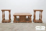 ست میز جلومبلی و عسلی روتی پایه ستونی خرید باروس1 (1)
