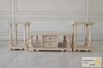 ست میز جلومبلی و عسلی روتی پایه ستونی خرید جلومبلی باروس 568 (2)