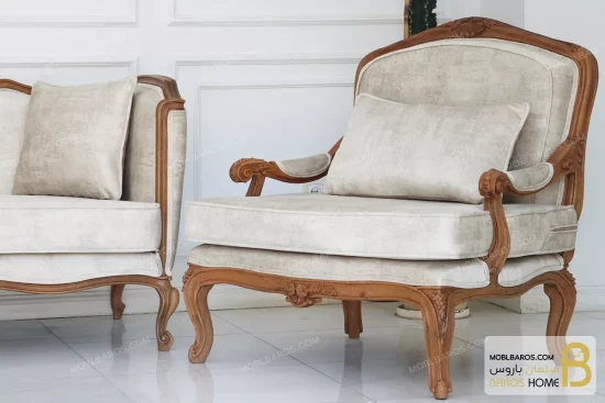مبل تک‌نفره لورنزو تایپ A moblbaros.com 2