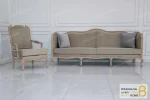 مبل نئوکلاسیک و مدرن گندم با مبل تک کویین خرید مبل باروس 11 1