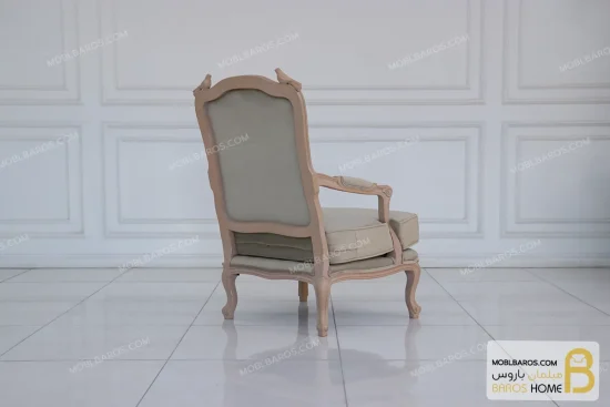 مبل نئوکلاسیک و مدرن گندم با مبل تک کویین خرید مبل باروس 11 3