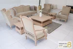مبل نئوکلاسیک و مدرن گندم با مبل تک کویین خرید مبل باروس 11 6