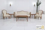 مبل کلاسیک ۷ نفره جورجیا و روما خرید مبل باروس 112 8