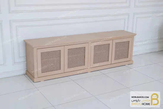میز تلویزیون حصیری و چوبی مدل مهسا خرید مبل باروس 11 2