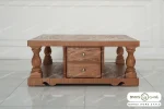 میز جلو مبلی روتی با عسلی پایه ستونی خرید مبل باروس 3992 (1)