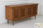 کنسول نئوکلاسیک چوبی حصیری دیمان moblbaros.com 1