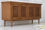 کنسول نئوکلاسیک چوبی حصیری دیمان moblbaros.com 6
