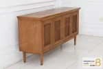 کنسول نئوکلاسیک چوبی حصیری دیمان moblbaros.com 7