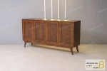 کنسول نئوکلاسیک چوبی حصیری دیمان خرید مبل باروس 11 1