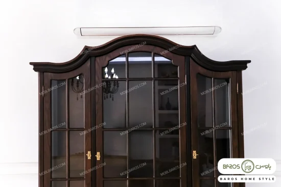 بوفه و ویترین چوبی کلاسیک جدید مدل 401 هارپر مبل باروس۱ (2)