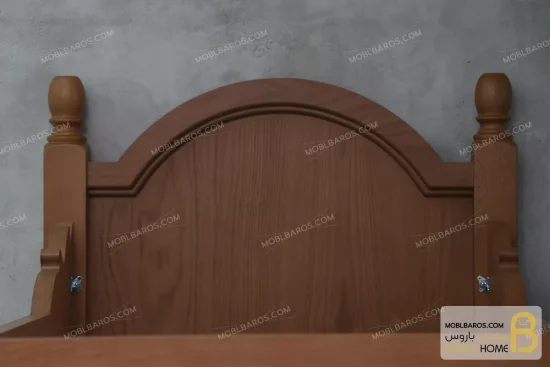 تخت خواب سیسمونی چوبی کلاسیک مدل دلیار moblbaros.com 8