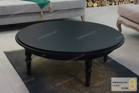 جلومبلی و میز مبل چوبی جدید مدل سی سی خرید مبل باروس 3