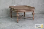 ست جلومبلی و عسلی کنار مبلی چوبی کلاسیک مدل مربع آنجل خرید مبل باروس 3