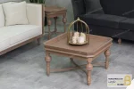 ست جلومبلی و عسلی کنار مبلی چوبی کلاسیک مدل مربع آنجل خرید مبل باروس 7