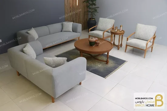 ست مبلمان مدرن و کلاسیک چوبی مدل پرو مکس خرید مبل باروس 8