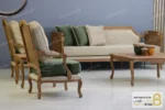 ست مبلمان نئوکلاسیک جدید مدل کاجی moblbaros.com 1