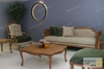 ست مبلمان نئوکلاسیک جدید مدل کاجی moblbaros.com 3